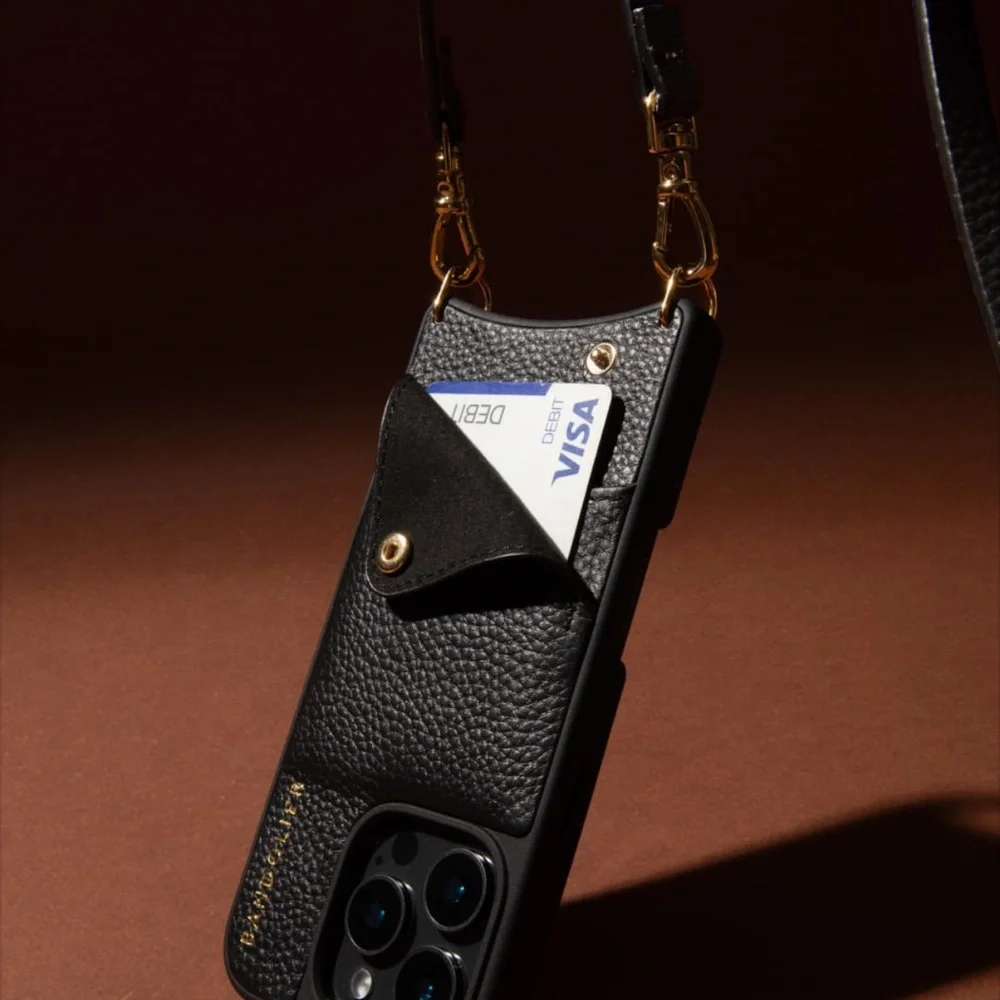 NEW Bandolier iPhone 12Pro Max-black/gold